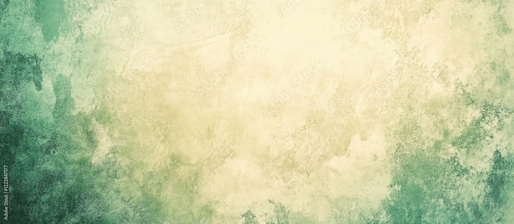 Soft green and beige grunge wall texture with a blended gradient background ideal for creative projects and designs showcasing style and depth. Soft green and beige grunge wall texture with a blended gradient background ideal for creative projects and designs showcasing style and depth.