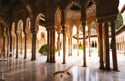 Valokuva Inside the Nasrid Palais inside the Alhambra