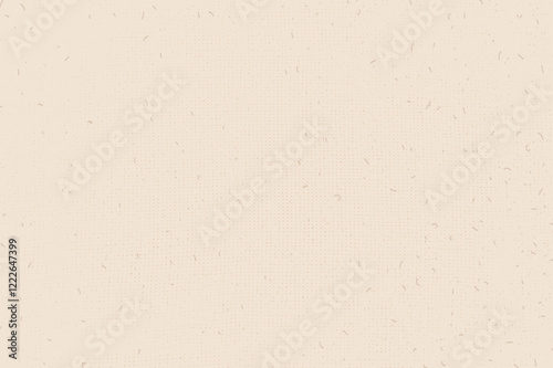 Textured craft paper. Mulberry washi. Natural peach beige fiber background. Recycled rice paper print. Vector nude colors surface. Vintage cream backdrop.