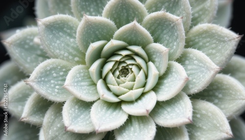 Close-up of a vibrant succulent, showcasing intricate details.