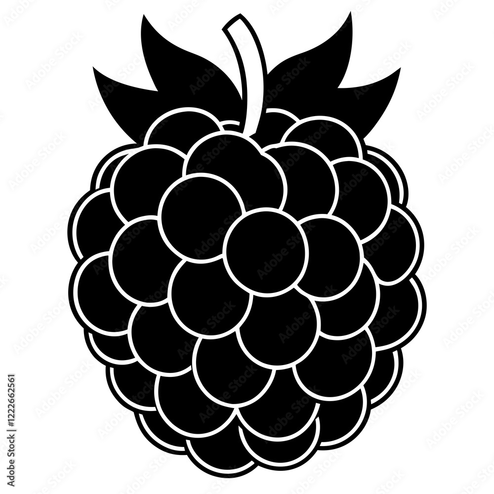 Blackberry Grain Linework Design