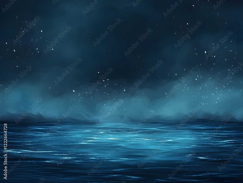 Fototapeta premium storm clouds over water