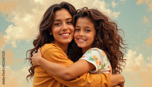 mother and daughter