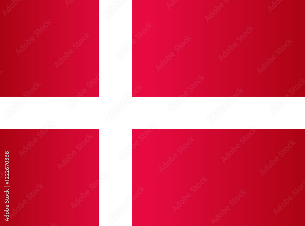 National Flag of the Kingdom of Denmark. Vector element National Flag of the Kingdom of Denmark. Vector element