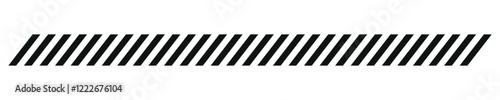 Slash line border divider with diagonal strips