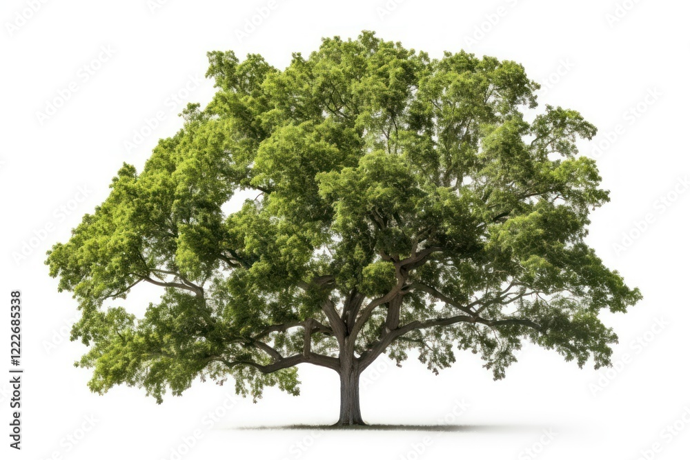 Obraz premium Tree plant white background tranquility.