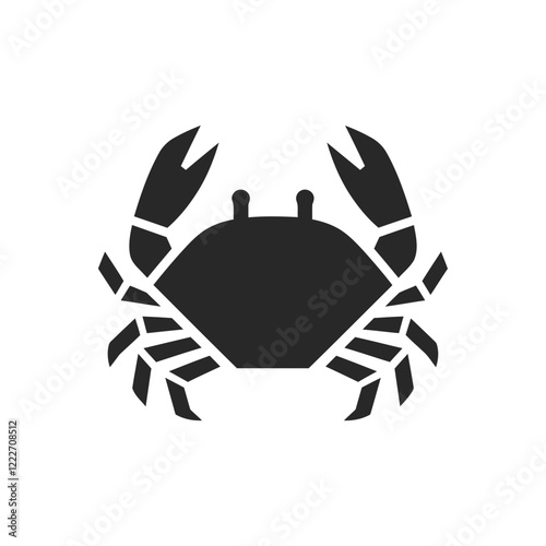 Minimal Crab Icon