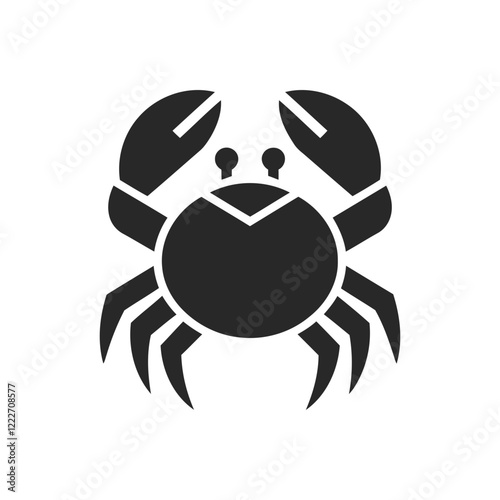 Crab Silhouette Icon