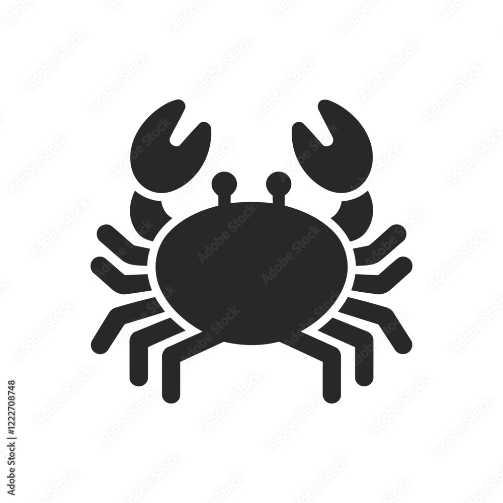 Symmetrical Crab Icon Symmetrical Crab Icon