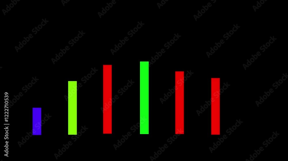 Animated of graph chart icon Animated of graph chart icon