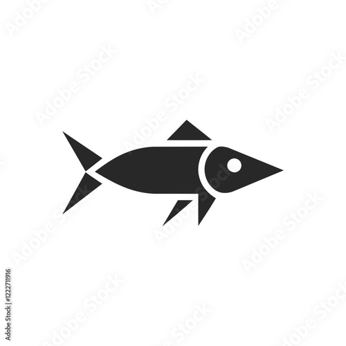 Angular Sharp Fish Icon