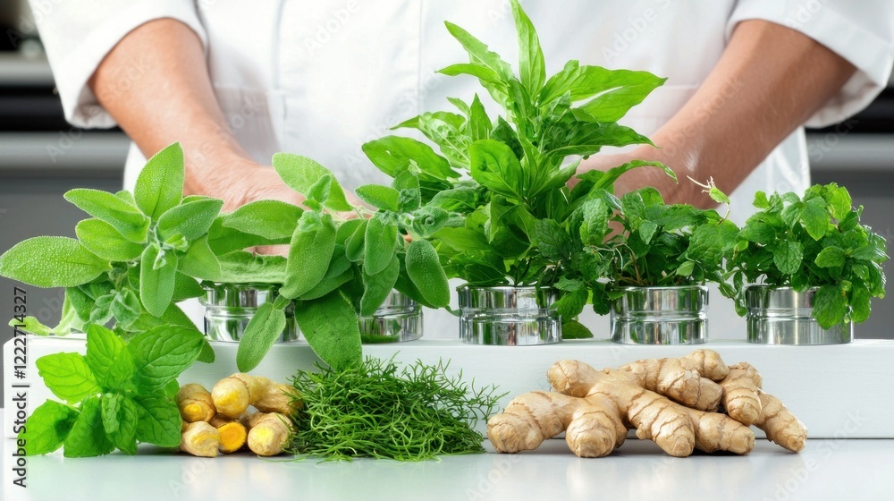 Fototapeta premium Fresh Herbs and Spices