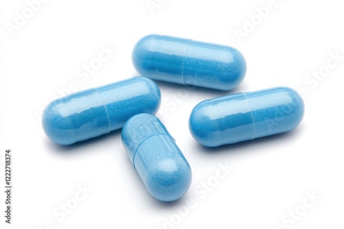 Medical nitroglycerin tablets displayed on a clean white background with realistic lighting highlights sharp details