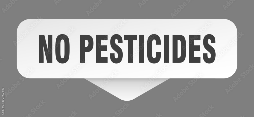 no pesticides sticker. no pesticides sign isolated on gray background no pesticides sticker. no pesticides sign isolated on gray background