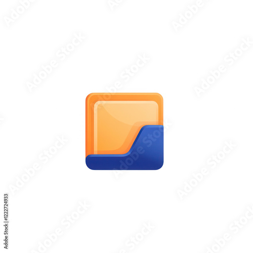 Free Download Modern digital icon representing file management and organization., isolated on a transparent background. - GFXLoad