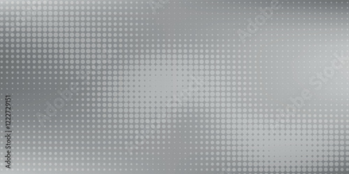 A gray background with a gradient texture, featuring a dotted pattern. The background is smooth and modern, with a gray, sleek background. Minimal halftone texture.vector