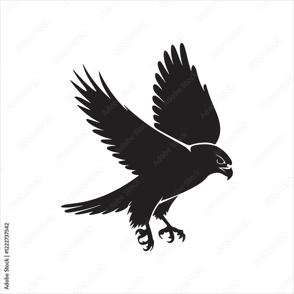 Fototapeta premium The Importance of Falcons in Desert Ecosystems