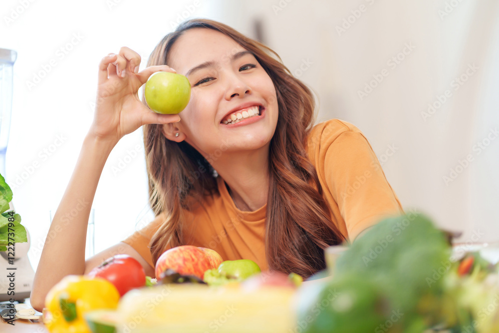 portrait smiling young woman having fun with food vegetables in the kitchen,healthy food,vitamin,health care,beauty,health portrait smiling young woman having fun with food vegetables in the kitchen,healthy food,vitamin,health care,beauty,health