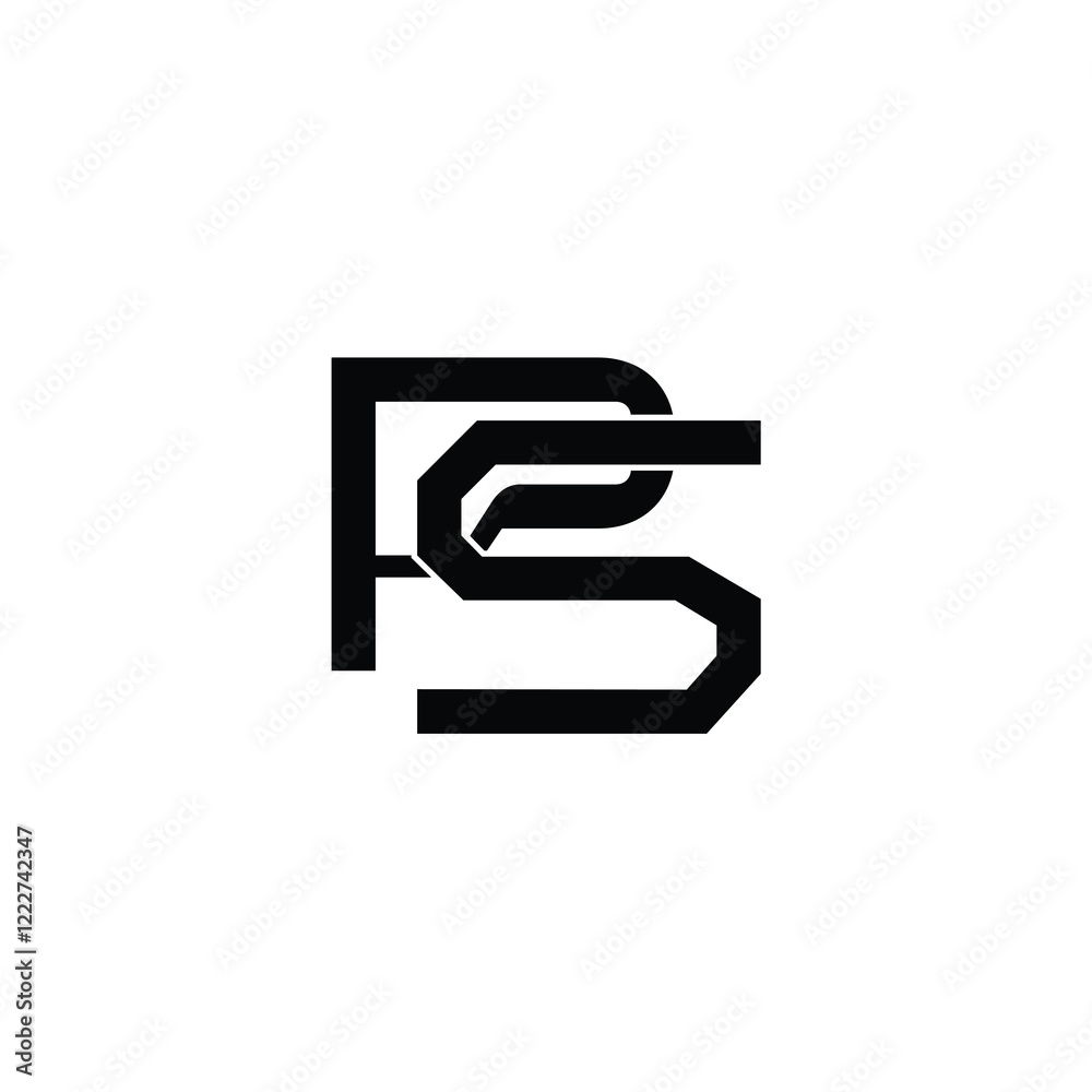 PS monogram logo design letter text name symbol monochrome logotype alphabet character simple logo PS monogram logo design letter text name symbol monochrome logotype alphabet character simple logo