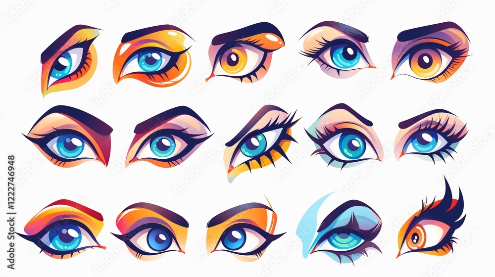 Healthy Visio Eye Logo Collection with Graphic Symbols for Professionals Healthy Visio Eye Logo Collection with Graphic Symbols for Professionals