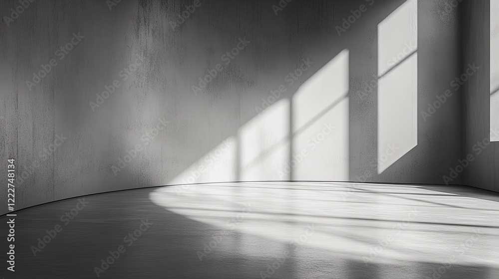 A gradient studio wall in shades of gray and white provides a versatile background for text or image overlays. - A gradient studio wall in shades of gray and white provides a versatile background for text or image overlays. -