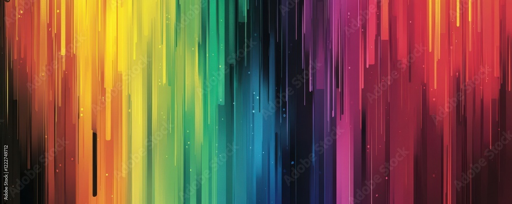 Vibrant colorful vertical streaks in a rainbow spectrum abstract design Vibrant colorful vertical streaks in a rainbow spectrum abstract design