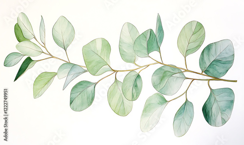 Flowers and leaves in pictures illustrator2D