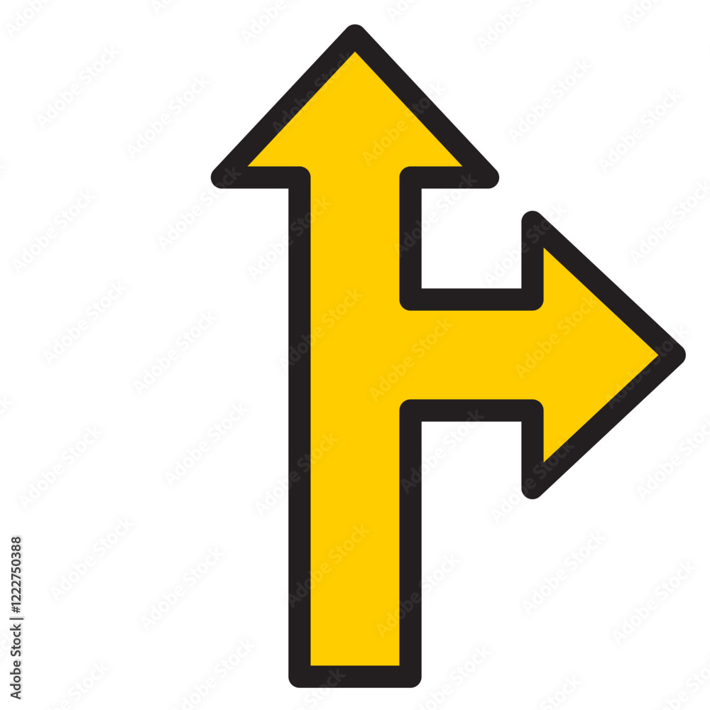 arrow direction up right right arrow direction up right right