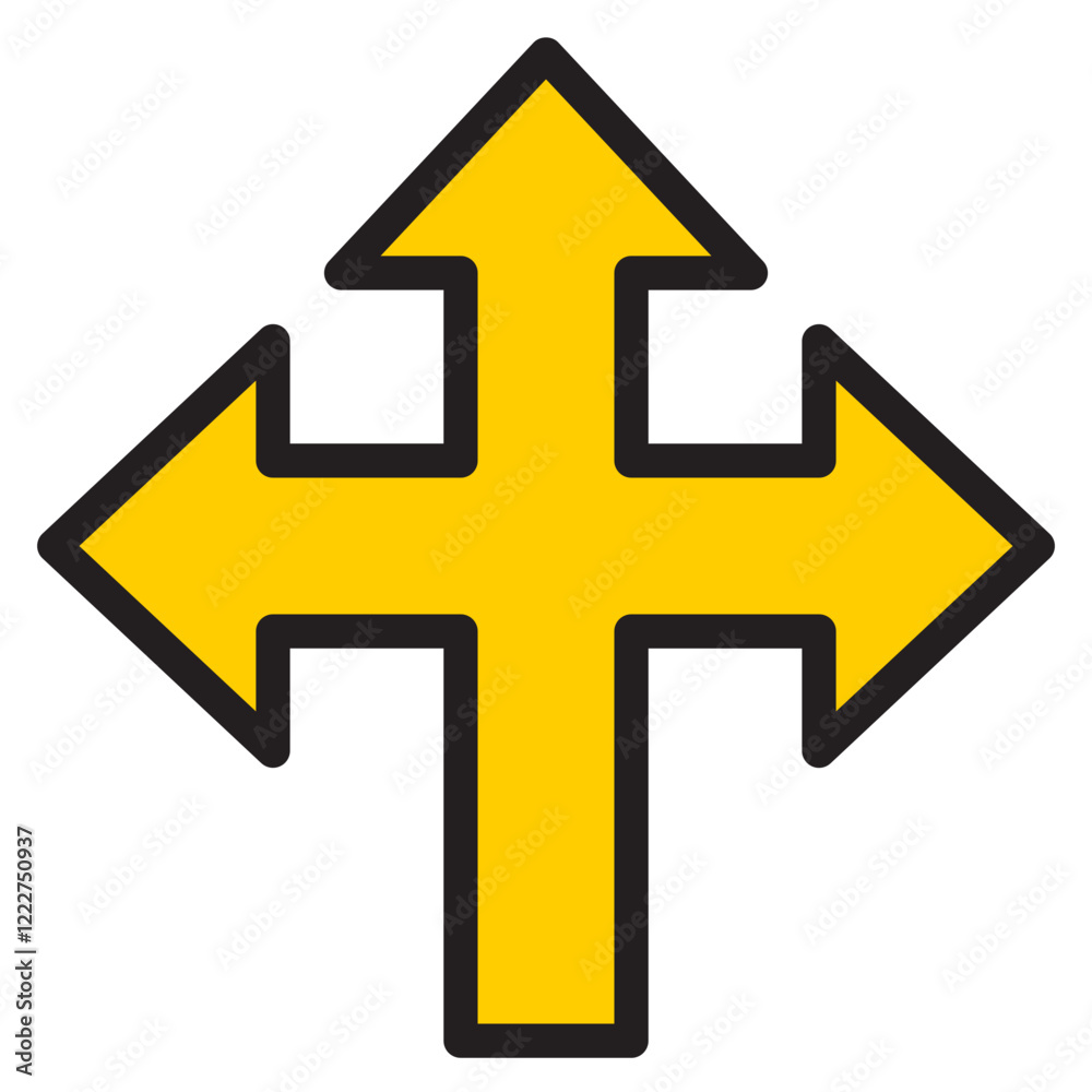 red and yellow arrows red and yellow arrows