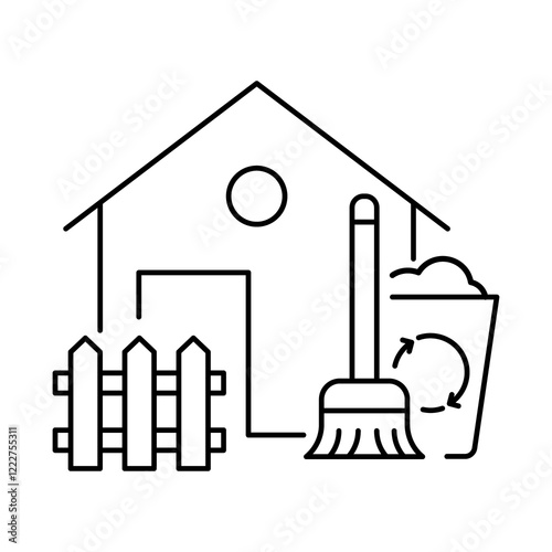 Outdoor Cleaning – Yard Representing Comprehensive Outdoor Hygiene