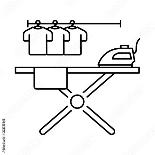 Ironing Services – Ironing Board Representing Professional Garment Pressing