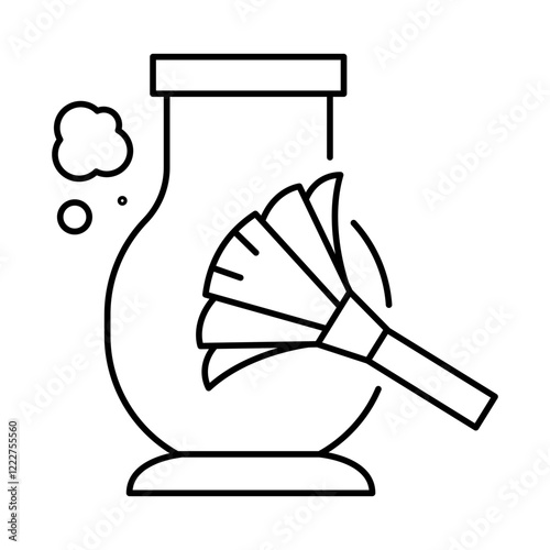Dusting – Feather Duster Representing Surface Cleaning and Hygiene