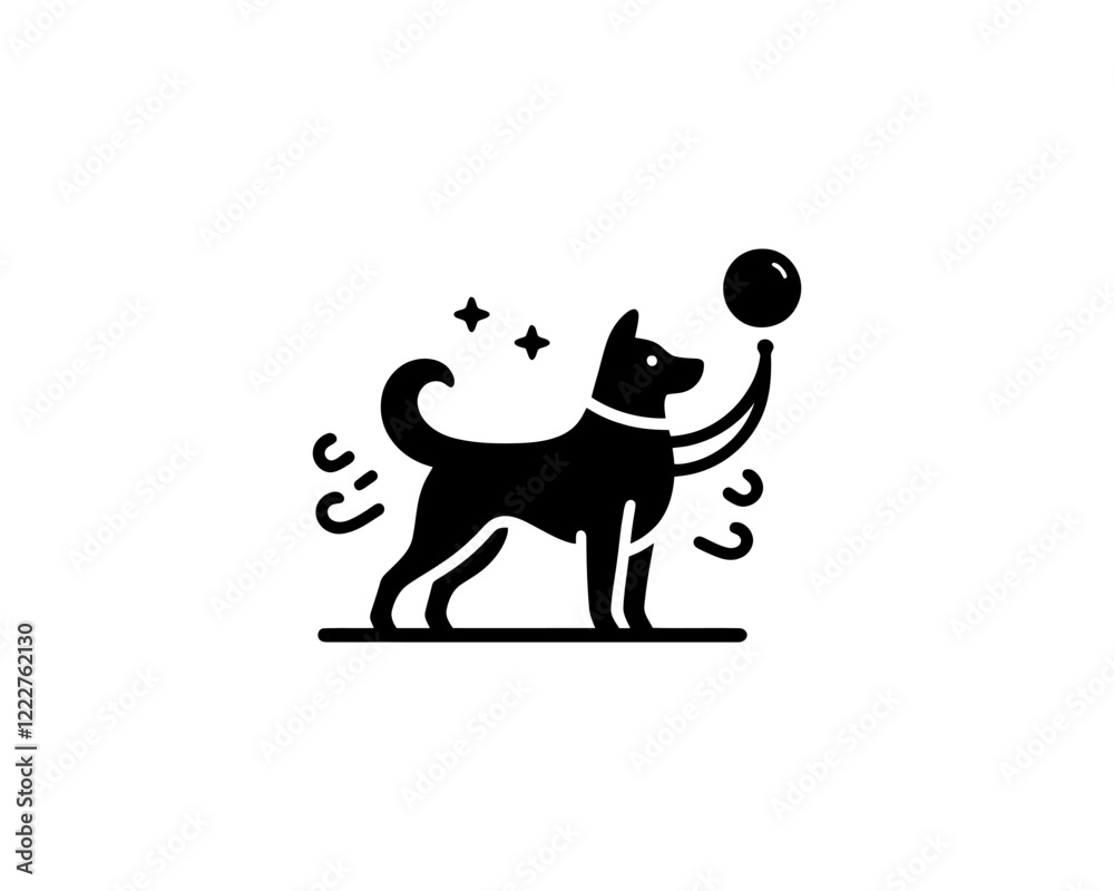 Dog Logo design template. Vector illustration. Dog Logo design template. Vector illustration.