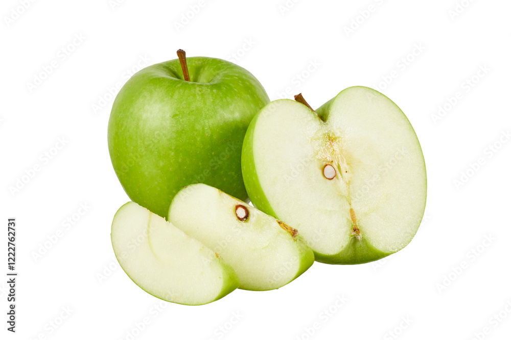 fresh green apple isolated on white or transparent png fresh green apple isolated on white or transparent png
