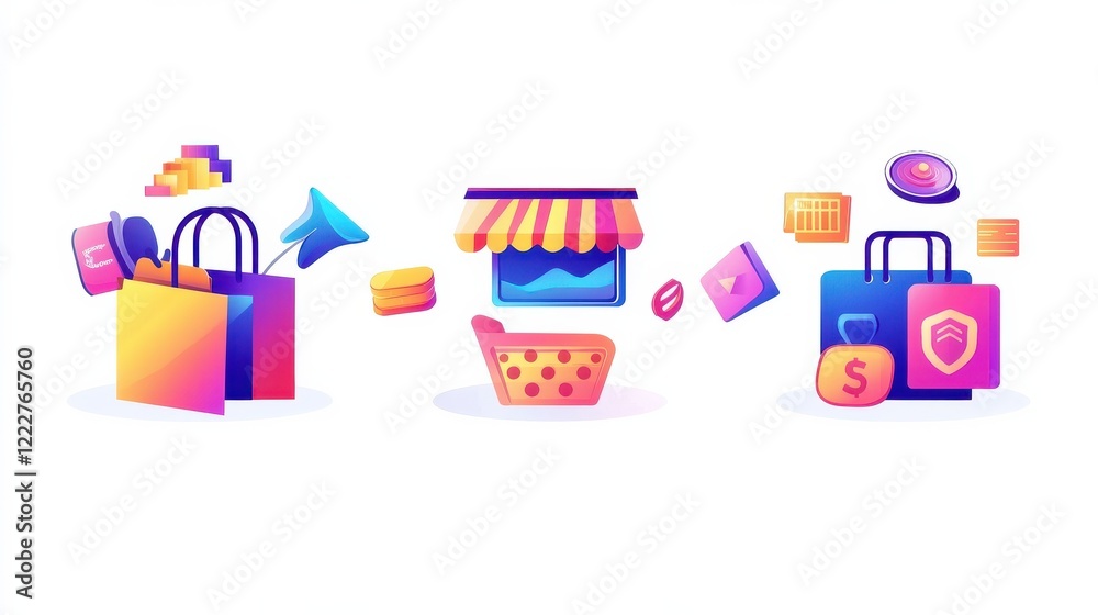 Marketing and promotion abstract concept vector illustration set. Consultative sales, purchase agreement, retail markdown, terms and conditions, product price, b2b selling, discount abstract metaphor Marketing and promotion abstract concept vector illustration set. Consultative sales, purchase agreement, retail markdown, terms and conditions, product price, b2b selling, discount abstract metaphor