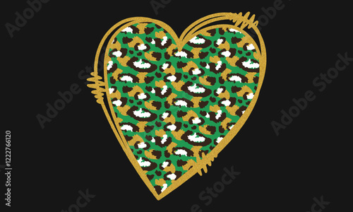 St. Patrick's Day Glitter T-Shirt Design