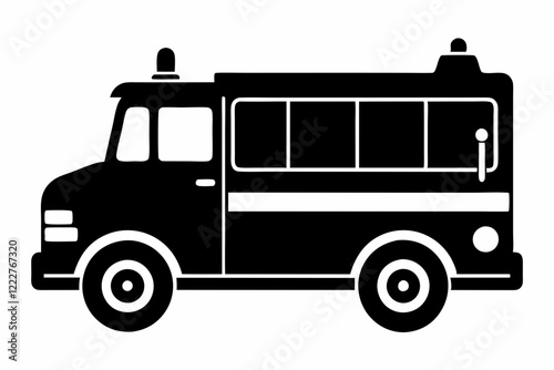 Fire Truck Outline Design