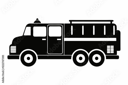 Fire Truck Outline Design