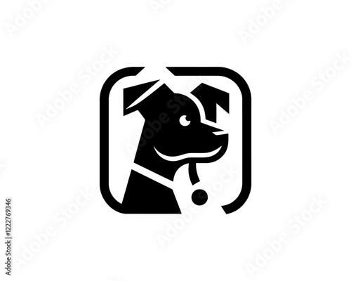 Dog Logo design template. Vector illustration. photo