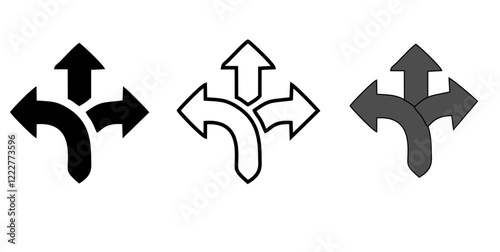 Choice vector icons set