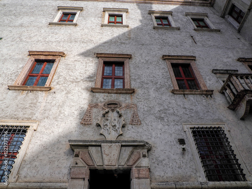 castle of buonconsiglio trento medieval town photo