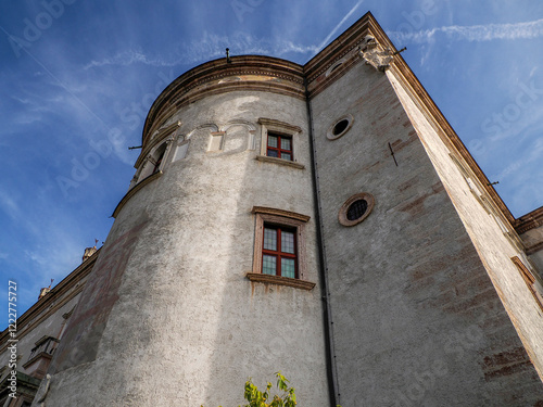 castle of buonconsiglio trento medieval town photo