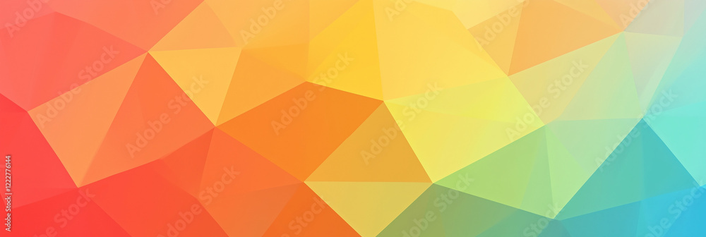 Obraz premium Abstract Geometric Background Of Multicolor Polygons
