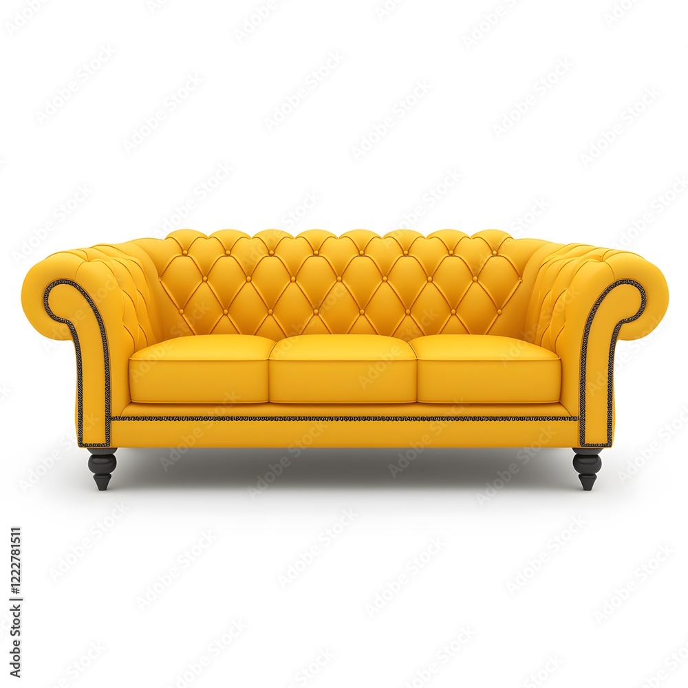 Fototapeta premium sofa isolated on white background