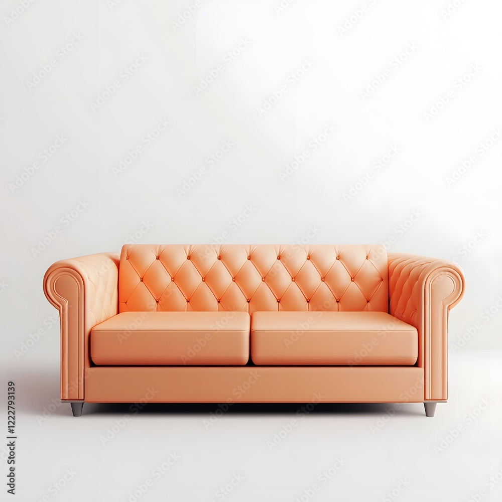 Obraz premium red sofa in a room