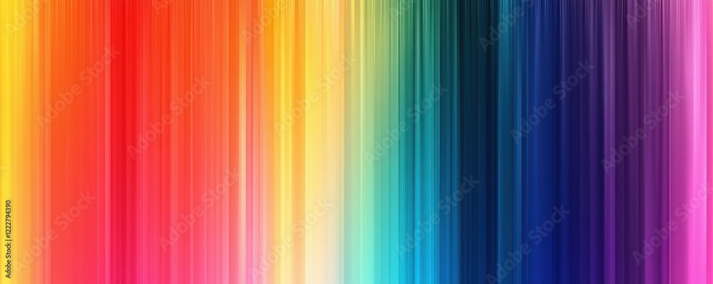 Vibrant spectrum of rainbow colors and vertical lines Vibrant spectrum of rainbow colors and vertical lines