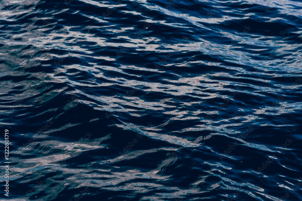 Obraz premium Sea Water Splash Texture, Waves Ocean Surface, Pattern Background Design