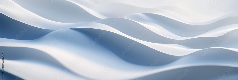 Abstract Minimalist Soft White Wave Texture With Flowing Curves Abstract Minimalist Soft White Wave Texture With Flowing Curves