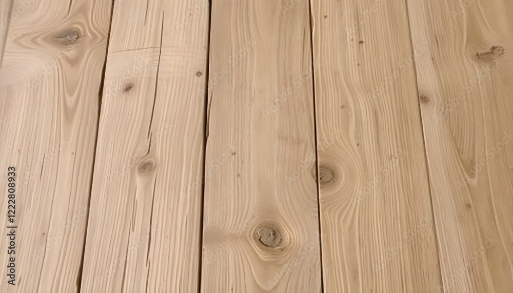 Fototapeta premium Natural Light Pine Wood Planks for Flooring and Diy Projects