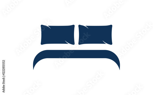 Pillow Vector icon design illustration template 